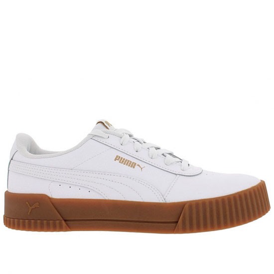 PUMA SOFT-FOAM CARINA L WN'S 370325 07 SNEAKER PIEL MUJER WHITE GUM PUMA018