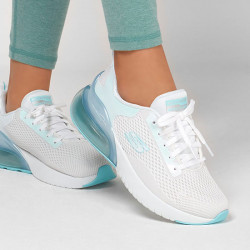 SKECHERS SKECH-AIR STRATUS - GLAMOUR TOUR DEPORTIVO MUJER 149123 WLB  BLANCO/AZUL CLARO SKE013