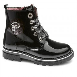 PABLOSKY BOTAS MILITARES CHAROL NIÑAS 489819 NEGRO PAB052