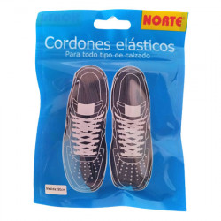 NORTE CORDÓN ELÁSTICO PLANO PARA CALZADO AZUL MARINO LAGO010