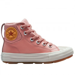 CONVERSE KID SNEAKER CHUCK TAYLOR ALL STAR BERKSHIRE BOOT HI 371523C RUST PINK/RUST PINK/PALE PUTTY CON107