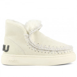 MOU ESKIMO SNEAKER BOLD GLITTER LOGO MU.FW411001A VANILLA MOU074