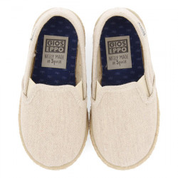 GIOSEPPO ESPADRILLES BEIGE CON ELÁSTICOS PARA BEBÉ NEOSHO 66014 BEIGE GIO243