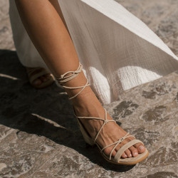 ALOHAS SANDALIA ANTE TACÓN ATAR SAWBA2 12 SOPHIE SAND ALOH003