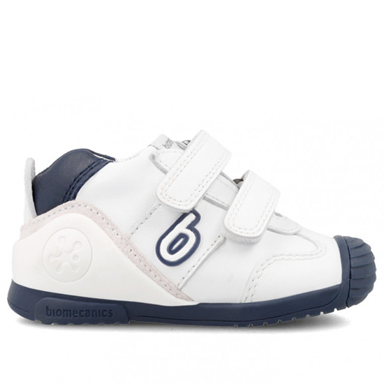 BIOMECANICS DEPORTIVO PIEL VELCRO UNISEX PARA BEBÉ 221001-A BLANCO