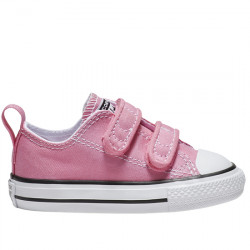 CONVERSE KID SNEAKER CHUCK TAYLOR ALL STAR HOOK AND LOOP 709447C PINK CON167