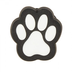 CROCS CHARM PAW PRINT JIBBITZ™ 10007449 NEGRO CROC036