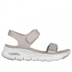 SKECHERS ARCH FIT: TOURISTY SANDALIA VELCROS MUJER 119247/TPE TAUPE SKE123