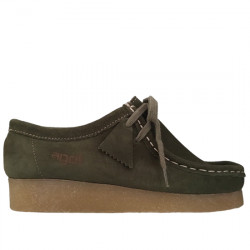 AGOT ZAPATO WALLABEE SERRAJE PARA MUJER BEE MUSGO AGOT016