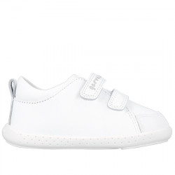 GARVALÍN DEPORTIVO PIEL VELCROS BEBÉ RESPETUOSO-BAREFOOT 241300-C050 BLANCO GARV021