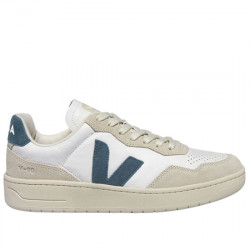 VEJA V-90 LEATHER SNEAKERS CASUAL PIEL PARA HOMBRE VD2003845B410 EXTRA-WHITE CALIFORNIA VEJA082