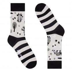 KYLIE CRAZY CALCETINES MAPACHE LARGO "MEDIA CAÑA" SIN COSTURAS C244015 GRIS KYLI140