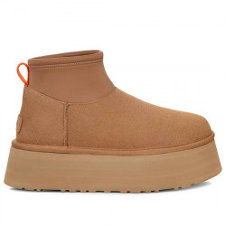 UGG W CLASSIC MINI DIPPER BOTINES SERRAJE MUJER W/ 1168170 CHESNUT UGG120