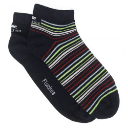 FLUCHOS CA0010 CALCETINES TOBILLEROS ALGODÓN (PACK 2 UNIDADES) HOMBRE 500909 NAVY RAYAS FLU042