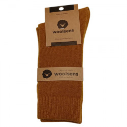 WOOLSENS OSLO CALCETINES DE LANA MUJER WS002 023 OCHRE WOOL010