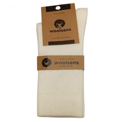 WOOLSENS OSLO CALCETINES DE LANA MUJER WS002 008 ECRU WOOL007