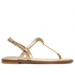 GUESS SANDALIA ESCLAVA PLANA MUJER FLJRA4LEL21 BRONZ GUE148