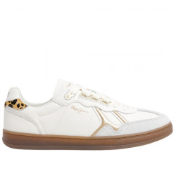PEPE JEANS BALL FUN DEPORTIVAS PIEL CASUAL MUJER PLS00038 800 WHITE PPJ040