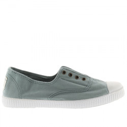 VICTORIA 1915 INGLESA SIN CORDONES Y ELÁSTICO CON PUNTERA LONA DREC® 106623 JADE VIC321