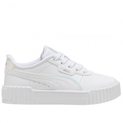 PUMA CARINA 3.0 HOLO 2.0 PS SNEAKER PIEL CASUAL NIÑOS 402281 01 WHITE PUMA044