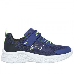 SKECHERS MICROSPEC II – ZOVRIX DEPORTIVO TRAINING NIÑOS 403924 NVLM NAVY / BLK / LIME SKE232