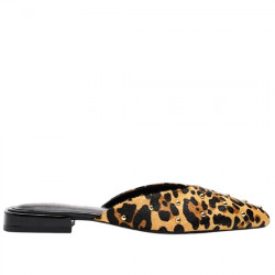 GIOSEPPO IRASBURG ZAPATO MULE PIEL PONY ANIMALPRINT PARA MUJER 75421 LEOPARDO GIO394