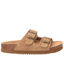 XTI SANDALIA BIO HEBILLAS SERRAJE PARA MUJER 142552 CAMEL XTI051