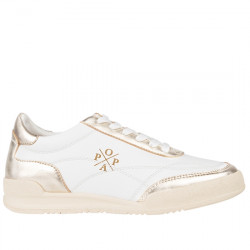 POPA SHASTA LAMINADO SNEAKER PIEL CASUAL PARA MUJER DS52901005 PLATINO POPA113