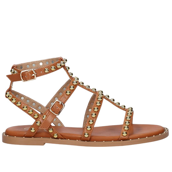 Sandalias Romanas Sandalias Cuerdas Doradas Sandalias Romanas