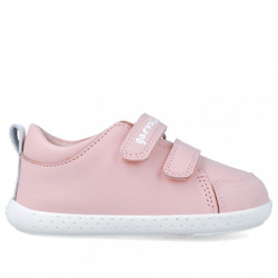 GARVALÍN DEPORTIVO PIEL VELCRO BEBÉ RESPETUOSO-BAREFOOT NIÑAS 242322-D712 CUARZO GARV030