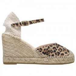 MACARENA ALPARGATA SERRAJE ANIMALPRINT HEBILLA CUÑA CARLA28 LEOPARDO MACA018
