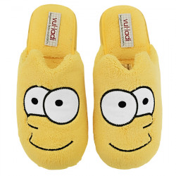 VUL-LADI ZAPATILLAS DE CASA CHINELA TOALLA RIZO "SIMPSONS" JUNIOR 2204-717 OCRE VLAD010