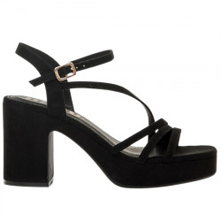 MUSTANG BRITT SANDALIA EFECTO ANTE TACÓN ANCHO PLATAFORMA MUJER 53436-C57611 NEGRO MUST136