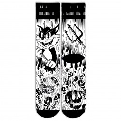 AMERICAN SOCKS "EVIL CAT" – MID HIGH AS432
