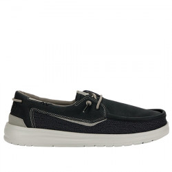 HEY DUDE WELSH GRIP CLASSIC MESH NAUTICO DEPORTIVO LONA HOMBRE HD43154-0NT BLACK/STORM GREY HEDU015