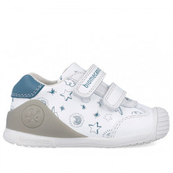 BIOMECANICS DEPORTIVO PIEL DIBUJOS PARA BEBÉ 252115-B834 BLANCO INDIGO BIOM152