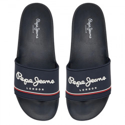 PEPE JEANS SLIDER ORIGIN PALA / CHANCLA GOMA HOMBRE PMS70160 595 NAVY PPJ048