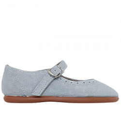 CHUCHES ZAPATO MERCEDES SERRAJE NIÑAS 9030/S ABBEY AZUL CHU049