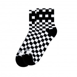 AMERICAN SOCKS "CHECKERBOARD B/W" – ANKLE HIGH AS353