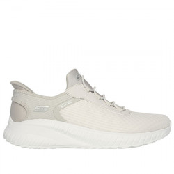 SKECHERS SLIP-INS: BOBS SPORT SQUAD CHAOS - IN COLOR DEPORTIVO TRAINING MUJER 117504 OFWT OFF WHITE SKE240