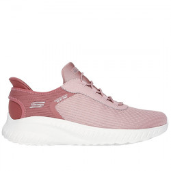 SKECHERS SLIP-INS: BOBS SPORT SQUAD CHAOS - IN COLOR DEPORTIVO TRAINING MUJER 117504 BLSH BLUSH SKE241