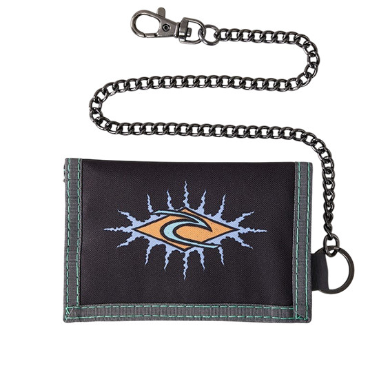 RIP CURL CHAIN SURF CARTERA KIDS 02EMWA BLACK/GREEN RIP105