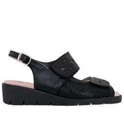 ALBO SANDALIA PIEL VELCROS AJUSTABLES PARA MUJER F.A.P. 9450/SIN NEGRO ALBO207