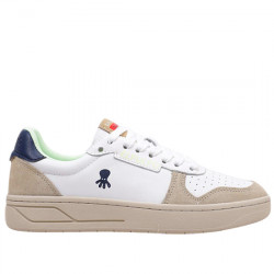 ELPULPO SNEAKERS PIEL CASUAL BICOLOR EP PANTÍN PARA HOMBRE 11120626725803 WHITE ELPU005