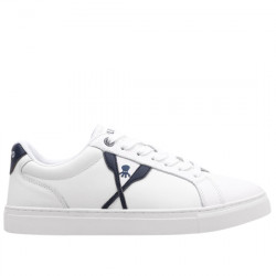 ELPULPO SNEAKERS PIEL CASUAL REMOS CONTRASTE EP PERBES PARA HOMBRE 11120626735100 WHITE ELPU006