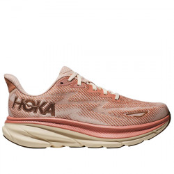 HOKA CLIFTON 9 DEPORTIVO RUNNING MUJER 1127896/SNC SANDSTONE / CREAM HOKA041