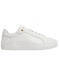 PEPE JEANS CAMDEN EDITION DEPORTIVAS PIEL CLÁSICA CASUAL MUJER PLS00041 803 OFF WHITE PPJ051