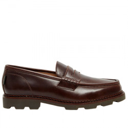 POMPEII MODENA LEATHER MOCASÍN PIEL HOMBRE H-01-050-10-3013 ROAST POMP013