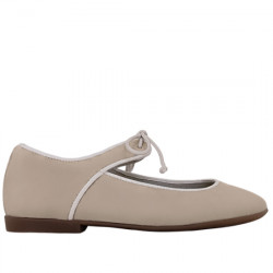 GULLIVER ZAPATO FRANCESITA CORDONES NIÑA ANTE CALZADO INFANTIL DE VILLENA MP-10006 ADROS GUL049