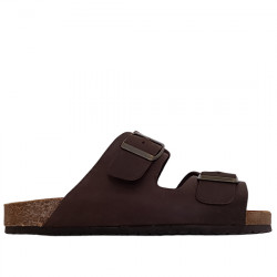 MORXIVA SANDALIAS BIO PIEL HEBILLAS PARA HOMBRE 8020 KEROIL MOKA MORX013